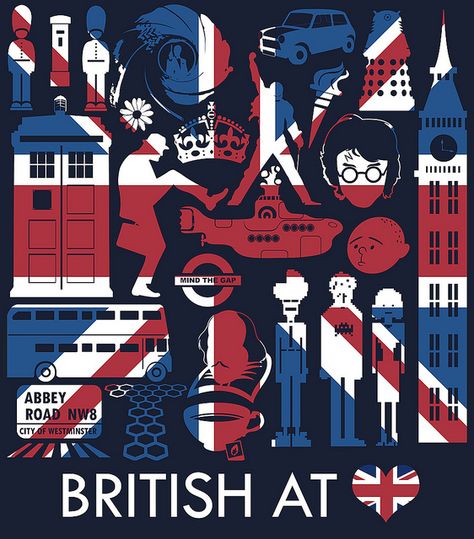 For the Anglophile: British @ Heart by Tom Trager, via Flickr British Things, Living In London, British Invasion, British Flag, Mini Cooper S, London Calling, London Love, Geek Out, British Isles