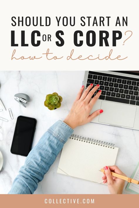 When you’re starting a new business or taking steps to register with your state, you have a big decision to make: should you start an LLC or an S Corp? Both LLCs and S Corps provide significant legal and financial benefits. Depending on your income, however, the right choice could easily save you thousands of dollars per year on taxes. Follow along to learn more about the differences between LLCs and S Corps and which could be the best option for your business. Starting A Llc, Starting A Llc Business, Start Llc, S Corp Vs Llc, Creating An Llc, How To Create An Llc, How To Start A Llc Business, Bookkeeping Business Templates, How To Divide Business Income