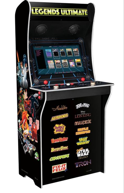 Legends Ultimate Game Machine Home Arcade, Arcade Retro, Arcade Room, Retro Arcade Games, Arcade Game Machines, Crystal Castles, Arcade Game Room, Star Wars Trilogy, Cloud Gaming