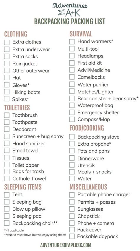 Backpacking Packing List, Beginner Backpacking, Backpacking For Beginners, Backpacking Checklist, Backpacking Stove, Europe Packing List, Ultimate Packing List, Packing List For Vacation, Backpacking Tips