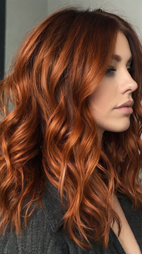 Elegant 39 Copper Hair Color Ideas Ideas for Deep Copper Curls 🎭 Rusty Red Hair Color, Cowboy Copper Hair Green Eyes, Aveda Red Hair Color Formula, Reddish Copper Hair Color, Brown Red Copper Hair, Dark Red Copper Hair, Red And Copper Hair, Dimensional Copper Hair, Copper Red Hair Color