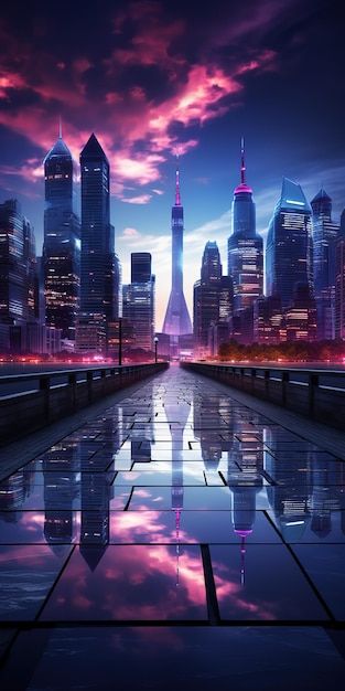 Kawaii Surrealism, Abstract Cyberpunk, Dystopian City, City At Night, Cyberpunk City, Nft Collection, City Illustration, 3d Software, Futuristic City