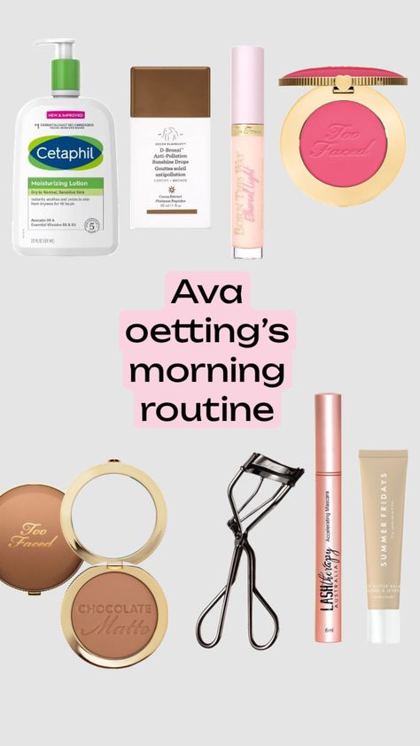 Ava oetting’s morning routine Ava Oetting, Born This Way, Summer Fridays, Moisturizing Lotions, Glow Up?, Morning Routine, Connect With People, Your Aesthetic, Creative Energy