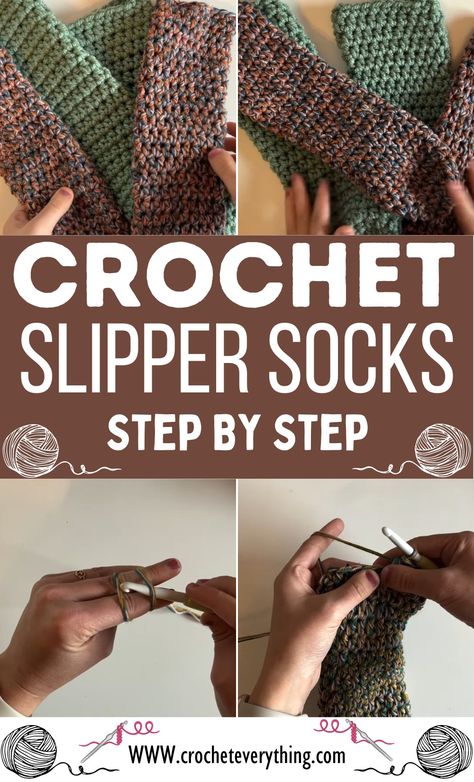 Easy crochet socks