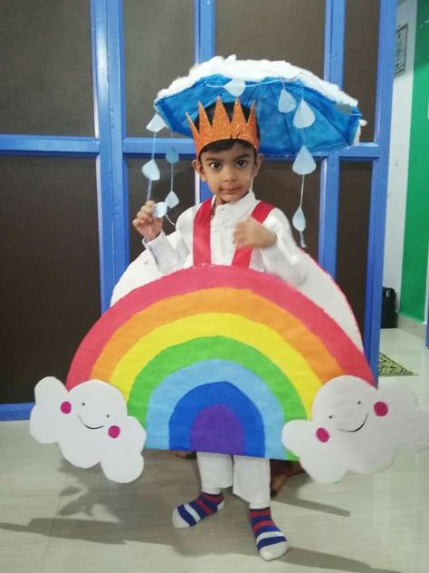 Rain Costume, Butterfly Art And Craft, Poem Recitation, Fancy Dress Costumes Kids, Kids Branding Design, Fancy Dress Competition, Competitions For Kids, School Kids Crafts, Powered Bicycle