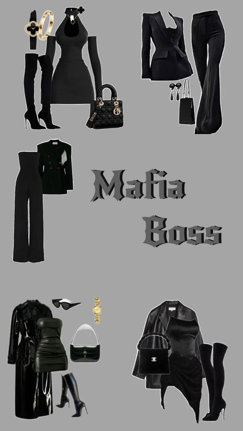 Mafia Outfit mottowoche women Party Halloween idea dress aesthetic classy girl Mafia Costume, Mafia Dress, Gangster Outfit, Mafia Party, Outfit Female, Halloween Idea, Gangster Girl, Party Outfits For Women, Classy Girl