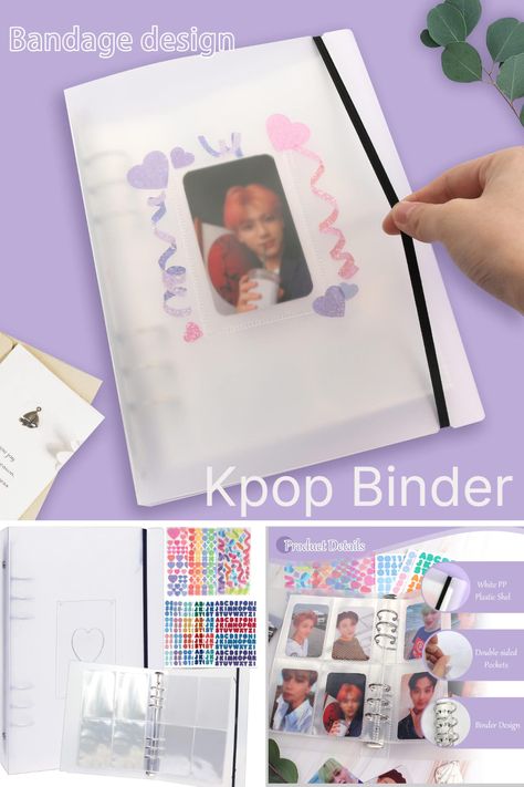 Keep your Kpop photocard collection in pristine condition with our Kpop Photocard Binder. These binders are specifically designed for Kpop photocards, ensuring they are protected and easily accessible. Choose a Kpop Binder that reflects your style and join the community of organized Kpop fans! Kpop Photocard Binder, Kpop Photocard Holder, Kpop Binder, Photocard Collection, Photo Card Holder, Photocard Binder, Large Photo Album, Kpop Photocards, Photocard Holder