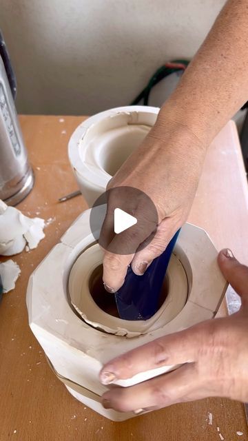 NTM [Naomi Burnham]Ceramic Artist on Instagram: "Slipcasting some porcelain mugs and tumblers. This is my first time Slipcasting functional ware. I’ve had these molds collecting dust for over a year. I’ve just finished throwing some pieces for a custom order and the osteoarthritis in my hands is really bad right now, I can’t bend my knuckles well enough to continue throwing for the moment, so I figured it was time to take these molds out for a spin! (I will continue hand building though)
I already shared how I carved one of them, but I’m so excited to show you what I did with others!
I’ll share that tomorrow :)
#porcelaincup #mugsofinstagram #ceramicprocess #slipcasting #ceramicvideo #ceramicstudio #muglovers #studiopottery #potteryfixation #potterylove" Hand Building, Porcelain Cup, Ceramic Studio, Porcelain Mugs, Ceramic Artists, Hand Built, So Excited, Bend, A Year