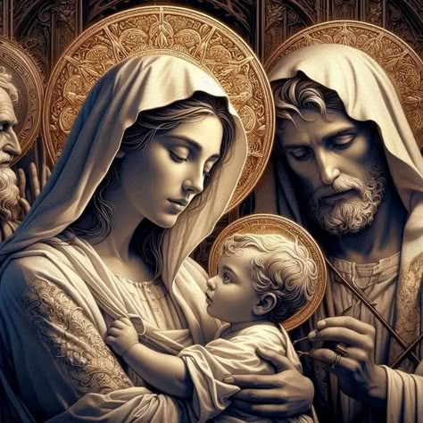 Mary Tattoo, Christmas Christ, Saint Joseph, Holy Family, December 25, St Joseph, Blessed Mother, Nativity Scene, Catholic Faith