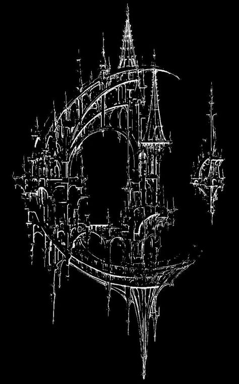 Cybersigil Wallpaper, Gothic Sigilism, Krushclub Aesthetic, Cybersigilism Wallpaper, Sigilkore Wallpapers, Cathedral Tattoo, Sigil Tattoo, Arte Grunge, Goth Wallpaper