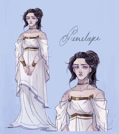 Did some Epic designs for Telemachus and Penelope, but since they don't have actors yet (I heard that Penelope has, but I... Greek Mythology Gods, Achilles And Patroclus, Greek Gods And Goddesses, Fantasy Magic, Greek And Roman Mythology, Greek Mythology Art, Lore Olympus, Roman Mythology, Mythology Art