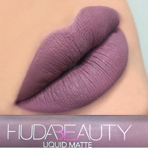 Huda beauty  #medusa Shade Rs 380 Violet Lipstick, Huda Beauty Lipstick, Eye Shadow Tutorial, Shadow Tutorial, Diva Makeup, Lipstick Designs, Beautiful Lipstick, Lipstick Art, Makeup Brush Storage