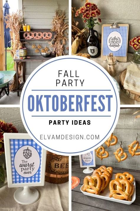 Oktoberfest Kids Party, Oktoberfest Table Decorations, Sunflower Party Theme, Oktoberfest Centerpieces, Octoberfest Party Ideas, Oktoberfest Party Ideas, Oktoberfest Table, Easy Party Ideas, Octoberfest Party