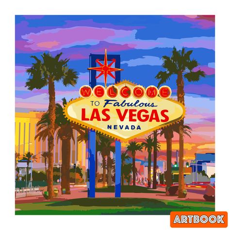 Las Vegas Photos, Drawing Cartoon Characters, Aesthetic Photography Grunge, Retro Travel Poster, City Painting, Edgy Wallpaper, Aesthetic Desktop Wallpaper, Mural Painting, City Art