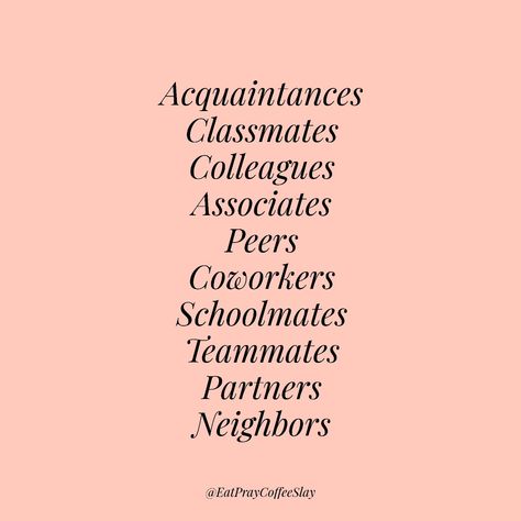Remember, not everyone is your friend. #friends #acquaintance #classmates #colleagues #associates #peers #coworkers #schoolmates #teammates #partner #neighbors #normalize #friendcircle #values #relationships Classmates Aesthetic, Not Everyone Is Your Friend, Medical Assistant Aesthetic, Assistant Aesthetic, Random Humor, Medical Assistant, English Learning, Aesthetic Words, Learn English