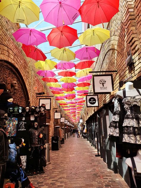 Things To Do In London Aesthetic, Camden Food Market, Camden London Aesthetic, Camden Town London, Camden Town Aesthetic, Camden Market Aesthetic, London In Summer, Camden Market London, London Markets