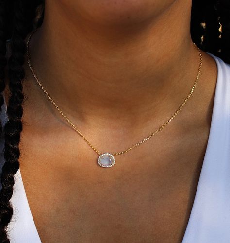 Dreaming in ✨Moonstone✨ #moonstones #moonstone #necklace #goldvermeil #gold #necklaces #gemstones #styleinspo #giftsforher #giftideas Gold Necklaces, Moonstone Necklace, Moon Stone, Gold Vermeil, Moonstone, Fashion Inspo, Gifts For Her, Necklaces, Gemstones