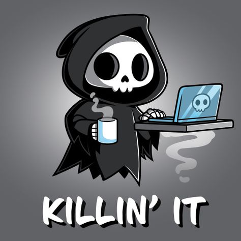 Reaper Drawing, Day Of The Shirt, The Grim Reaper, It Funny, Killing It, Geometric Logo, Internet Speed, The Grim, Cute Little Drawings