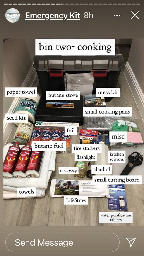 Prepper Ideas Survival Gear, Ww3 Prepping, Apartment Prepper, Survival Skills Emergency Preparedness, Emergency Preparedness Food, Emergency Prepardness, Emergency Survival Kit, Doomsday Prepping, Emergency Preparedness Kit