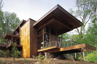 Ray Kappe, Frankel Residence | warrenlawson1 | Flickr Ray Kappe, Mini Chalet, Sci Arc, Garage Apartment Plans, Modernist House, Interior Design Sketches, North Carolina Homes, Architectural Services, Marin County