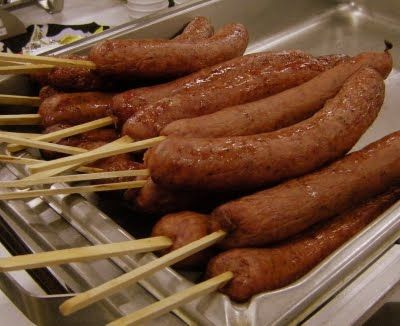 Sausage On A Stick Recipes, Diy Pancake Sausage On A Stick, Hot Dog On A Stick Copycat Recipe, Sausage Pancakes On A Stick, Sausage Sticks, Sausage On A Stick, Fair Recipes, Stick Food, Fair Foods