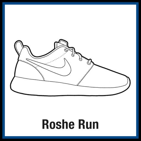 Nike Roshe Run - KicksArt Running Shoe Drawing, Sneakers Drawing, Roshe Run, Shoe Sketches, Shoes Drawing, Nike Roshe Run, Hip Hop Outfits, Nike Roshe, Ipad Art