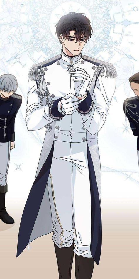 Prince Outfit Design, Fantasy Prince Outfit, Prince Clothes, Anime Prince, Outfit White, Poses References, Fantasy Clothing, Handsome Anime Guys, Handsome Anime