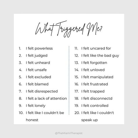 Genesis Games, Therapist on Instagram: "The Gottmans created this insightful list of triggers that often lead to escalated arguments among couples. You can use this list to help you reflect on why an argument got out of hand. Understanding your triggers and your partners' is very important when trying to improve communication and deepen your emotional connection. So once, you have identified your triggers share them with your partner. Have a conversation about each other's triggers, and how to m How To Have A Healthy Argument, List Of Triggers, Negative Partner, Trigger List, Family Argument, Argument Quotes, Therapist Aesthetic, Interfaith Relationship, Relationship Arguments