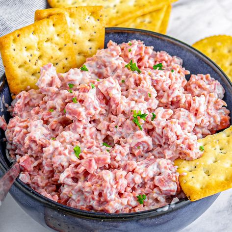 Deviled Ham Salad Ham Salad Spread Pioneer Woman, Deviled Ham Salad Recipe, Ham Salad Spread, Deviled Ham Salad, Ham Salad Recipe, Deviled Ham, Ham And Cabbage, Ham Salad Recipes, Types Of Sandwiches