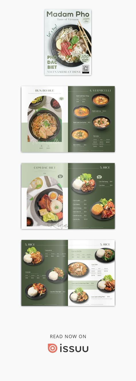 Set Menu Design, Pho Menu, Pho Vietnam, Restaurant Ads, Noodles Menu, Menus Design, Ramen House, Thai Menu, Menu Vintage