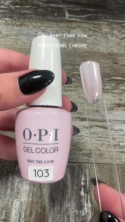 Gel Ideas, Pearl Chrome, Nails And Rings, Opi Gel Nails, Future Nails, Neat Nails, Opi Polish, Couture Nails, Pink Chrome Nails