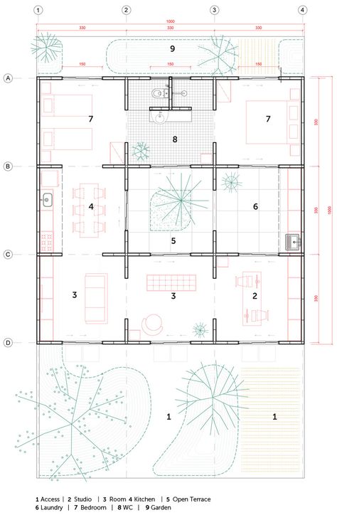 marcos franchini arquiteto house 3e30 #arquitectura #dibujos #plantas #vivienda #unifamiliar Architecture Site Plan, Off Grid House, Modular Housing, Architectural Floor Plans, Architecture Model Making, Site Plans, Architecture Graphics, Plan Drawing, Architectural Drawing