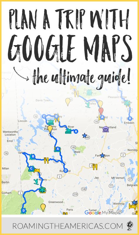 The ultimate guide to planning a trip with Google My Maps | Google Maps trip planner | how to create a custom map with pins | road trip planning | travel tips and organization | how to use Google Maps to plan a trip @roamtheamericas #roadtrip #roadtripusa #traveltips Travel Outfit Spring, Road Trip Map, Trip Planner, Plan A Trip, Road Trip Planning, Planning A Trip, Travel Maps, Packing Tips For Travel, Road Trip Usa