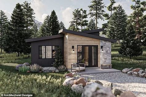 A Small House, House Loft, Accessory Dwelling Unit, Modern Tiny House, Inspire Me Home Decor, Loft Living, Contemporary House Plans, Loft Design, Small Cabin