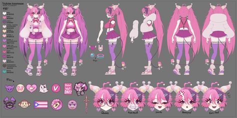 Vtuber Model Reference, Vtuber Design Ideas, Vtuber Rigging, Iron Mouse, Oc Persona, Vtuber Cosplay, Vtuber Reference, Vtuber Avatar, Model Vtuber