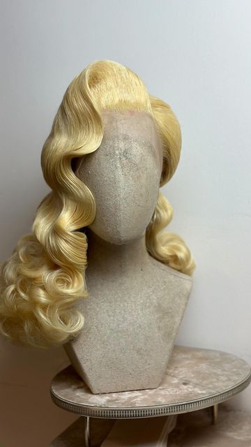 Carl Brown on Instagram: "❤️❤️❤️❤️ Check out the new feature! ❤️❤️❤️❤️ . . . #Carlbrownhair #vintage #vintagehair #vintagestyle #wig #wigs #wigsforsale #customwigs #lacewigs #lacefeontwigs #syntheticwigs #dragqueen #dragwigs #draghair #drag #pinuplife #pinup #rockabilly #burlesque #hair #hairdresser #hollywoodwaves #hairtutorial #hairvideos #wigtutorial #hairreels" Blonde Drag Wig, Burlesque Hair, Cool Hair Designs, Drag Wigs, Creative Hair Color, Creative Hair, Hollywood Waves, Hair Drawing, Briar Rose