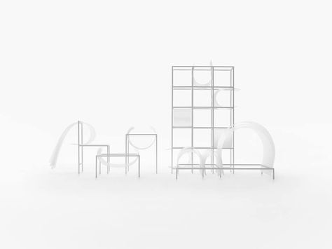 Bouncy Layers, Nendo Design, The Exhibition, Furniture Companies, Upholstered Sofa, Objects Design, Visual Merchandising, Product Design, Furniture Design