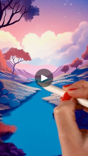 3.3K views · 53 reactions | Creating a Dreamy Landscape in Procreate - Full tutorial at Patreon #procreate #digitaldrawing #procreatetutorial #artwithflo #howtodraw #digitalartist | Art with Flo | Art with Flo · Original audio Art With Flo, Procreate Tutorial, Dreamy Landscapes, Digital Artist, Digital Drawing, Audio, Drawings, Art