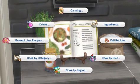 BrazenLotus Core Food & Drink - Screenshots - The Sims 4 Mods - CurseForge Sims 4 Custom Food Mods, Sims 4 Harvestable Cc, Sims 4 Cc Recipe Book, Realistic Food Mod Sims 4, Sims 4 Custom Food Recipes, Sims 4 Cookbook Mod, Sims 4 Cc Drinks, Sims4 Food Mod, Grannies Cookbook Sims 4 Cc