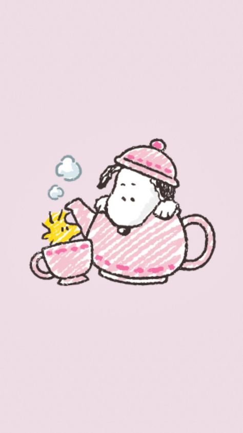 Peanuts Wallpaper, Teapot And Cup, Cute Snoopy, Christmas Pfp, Snoopy Funny, Snoopy Images, Snoopy Wallpaper, Snoopy Quotes, Snoopy Pictures