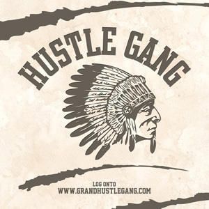 Hustle Gang. Hustle Gang Logo Design, Hustle Gang Logo, Gang Logo Design, Gang Logo, Indian Headdress, Shirt Logo Design, Paris Saint, Paris Saint-germain, Music Lyrics