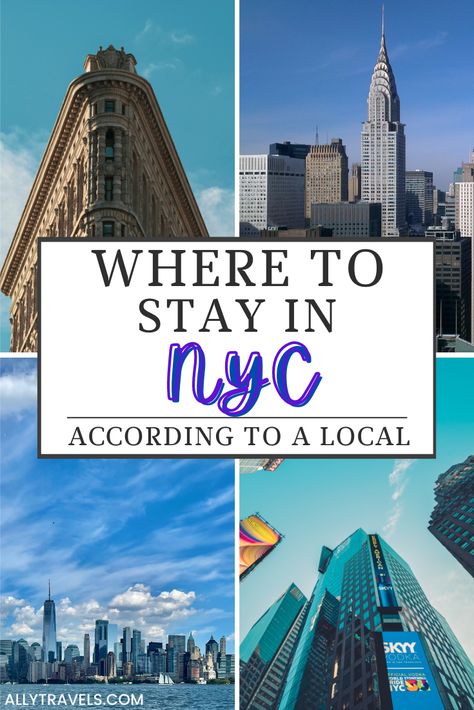 After years of alternating between hotels and crashing with one of my best friends in Brooklyn when my income was low, I’ve become a bit of an expert on finding the best deals in the city for any budget. Plus, as an ex-local, who’s spent over a decade running around the city, I have the best perspective on each neighborhood. Here is everything you need to know about where to stay in New York City. Nyc Budget, Nyc Travel Guide, Travel Destinations Photography, Nyc Travel, Nyc Hotels, Travel Destinations Bucket Lists, Budget Travel Destinations, City Hotel, Budget Travel Tips