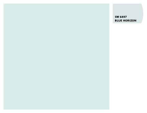 Blue Horizon ColorSnap by Sherwin-Williams ... Blue Horizon Sherwin Williams, Sherwin Williams Blue Horizon, Blue Grey Paint, Due In December, Paper Flooring, House Paint Ideas, Blue Gray Paint Colors, Gray Paint Colors, Light Blue Paints