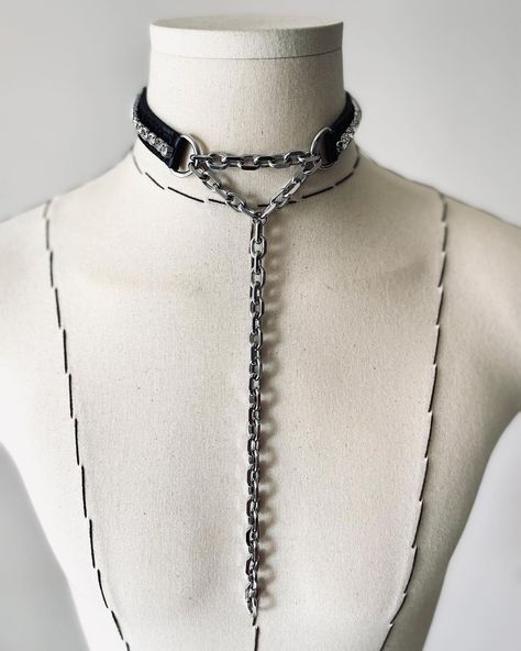 MEKERA STUDIOS on Instagram: “Limited Edition Handcrafted- “The Stage” Collection - The Choker ST5 - Leather Hand stitched” Leather Choker Diy, Choker Diy, How To Make Leather, Diy Choker, Jewel Ornaments, Women Choker Necklace, Y2k Necklace, Shop Aesthetic, Retro Accessories