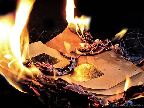 Qingming Festival: Burning Paper Gifts for the Dearly Departed Burning Papers Aesthetic, Paper On Fire Aesthetic, Burning Paper Photography, Burning Paper Aesthetic, Burning School, On Fire Aesthetic, Paper On Fire, Burning Aesthetic, Gerard Keay