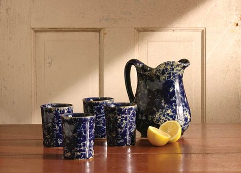 10 Gift Ideas, Bennington Pottery, Lemonade Pitcher, Timber Frame Building, Pottery Store, Polish Stoneware, Pottery Dishes, Pottery Pitcher, Post And Beam