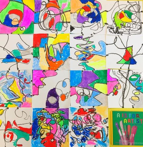 Cassie Stephens: In the Art Room: Teaching Line (and more!) to Kindergarten Line Art Projects, Line Art Lesson, Grade 1 Art, Line Lesson, Spark Art, First Grade Art, Kindergarten Art Lessons, Cassie Stephens, Toddler Painting