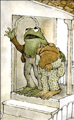 Frog and Toad are their own right size – SIMCHA FISHER Arnold Lobel, Frog Illustration, Friend Book, Frog Art, A Frog, Frog And Toad, The Frog, Children's Book Illustration, Toad