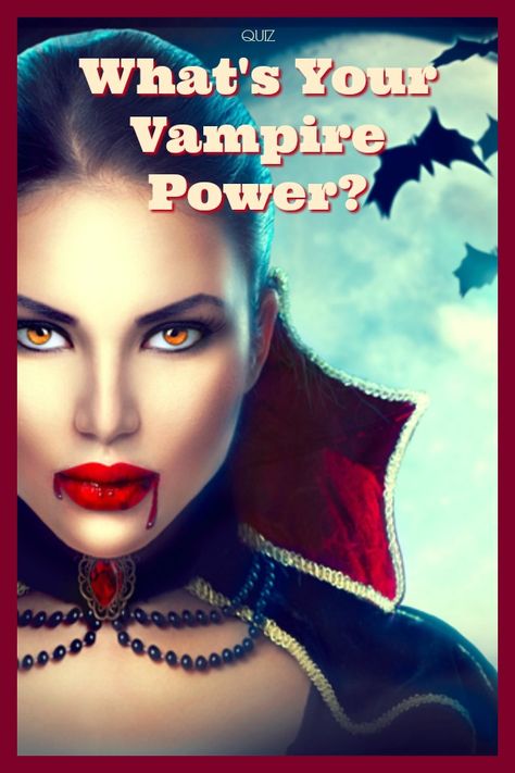 Vampires are credited with many supernatural powers. Some of these sound like a blast, but others border on the icky. Which unholy gift would your resurrection give you? Vampire Abilities, Vampire Quiz, Vampire Powers, Vampire Song, Vampire Diaries Books, Random Quizzes, Anime Bad, Vampire Vibes, Journal Sheets