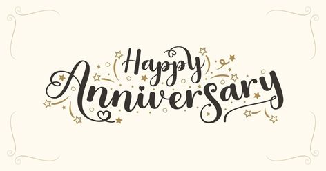 Happy Anniversary vector banner template hand drawn typography Happy Anniversary Fonts, Happy Anniversary Font, Anniversary Font, Hand Drawn Typography, Drawn Typography, Typography Hand Drawn, Vector Banner, Wedding Fonts, Vintage Typewriters